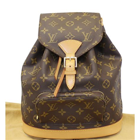 louis vuitton monogram canvas backpack.